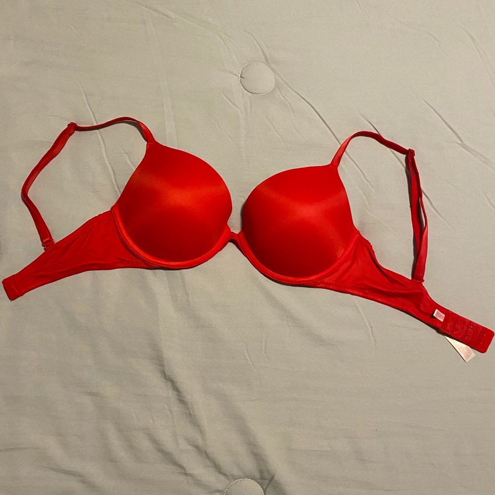 Pink Red Bra
